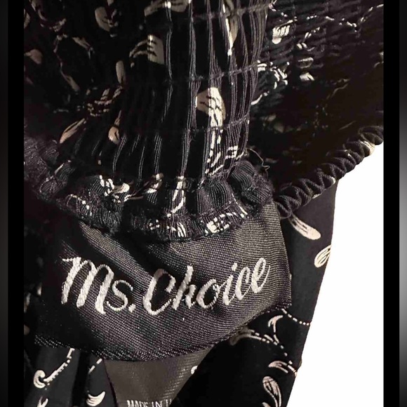 ms choice Lace Collard Shirt And Skirt Set 70 Vintage - Picture 5 of 5